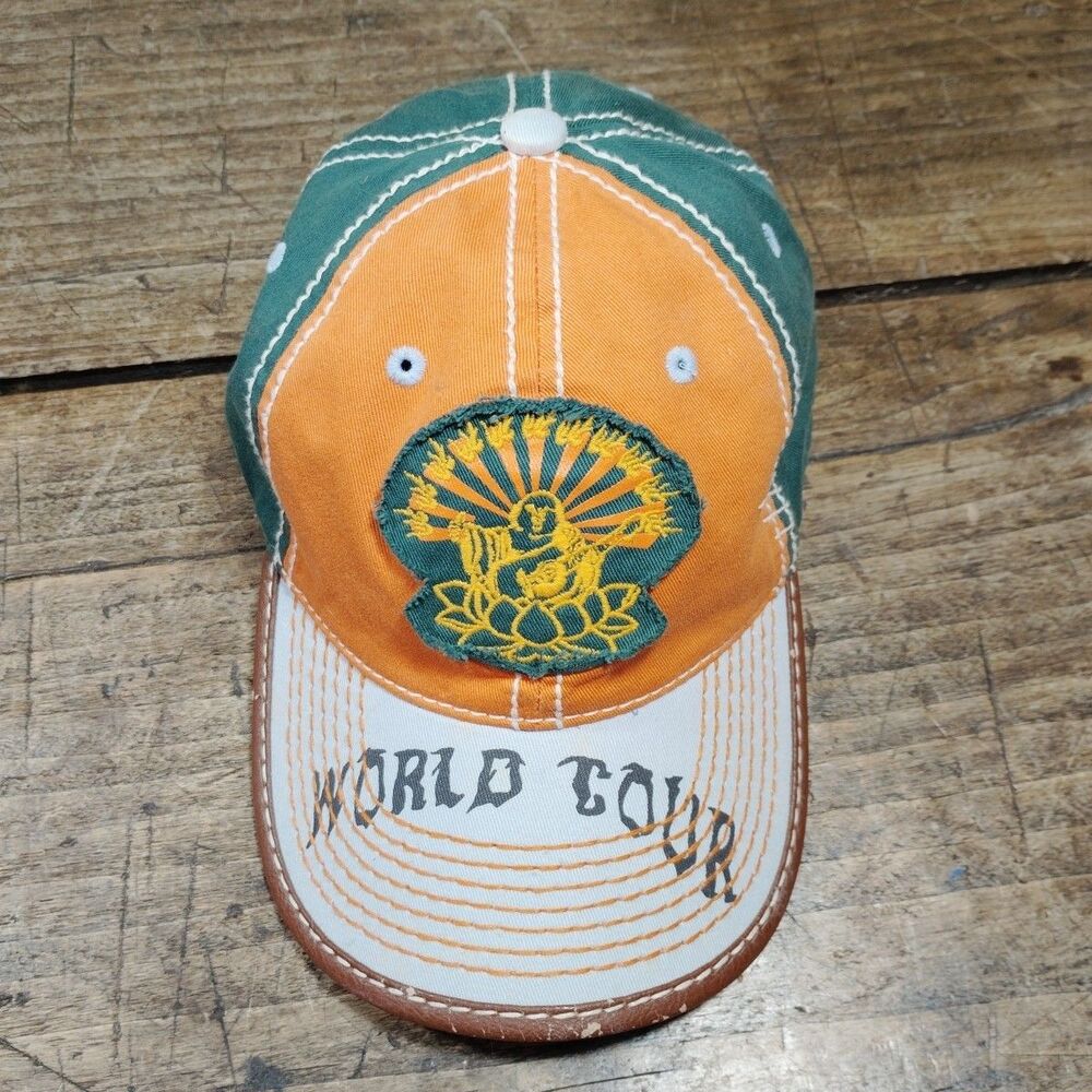 Vintage True Religion Trucker Cap World Tour Embroidered Y2K Canvas Hat